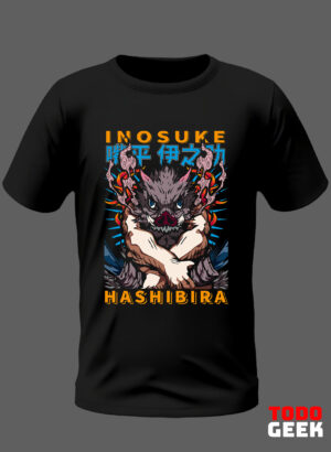 CAMISETA DEMON SLAYER INOSUKE