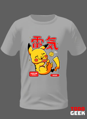CAMISETA POKEMON PIKACHU