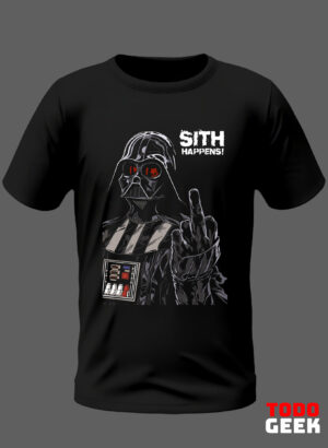 CAMISETA STAR WARS SITH HAPPENS