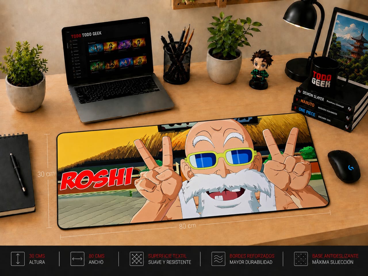 MOUSE PAD GAMER ROSHI