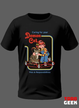 CAMISETA DEMON CAT