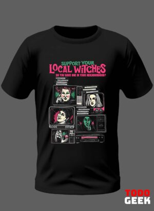 CAMISETA SUPPORT YOUR LOCAL WITCHES