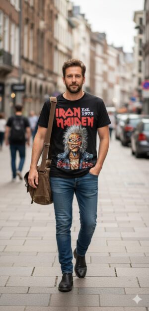 CAMISETA IRON MAIDEN RUN FOR YOUR LIVES