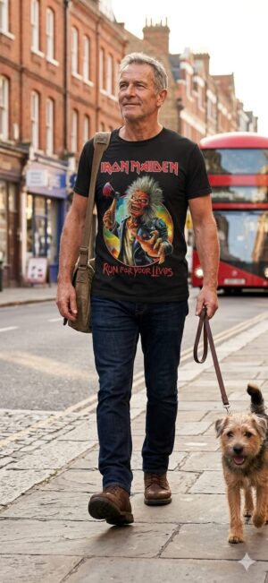 CAMISETA IRON MAIDEN RUN FOR YOUR LIVES