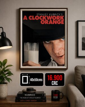 POSTER ENMARCADO A CLOCKWORK ORANGE