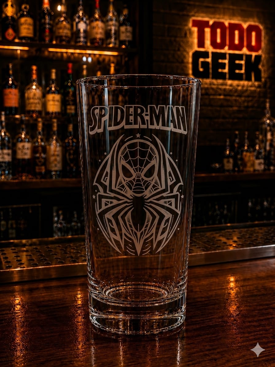 JARRA CERVECERA SPIDER-MAN