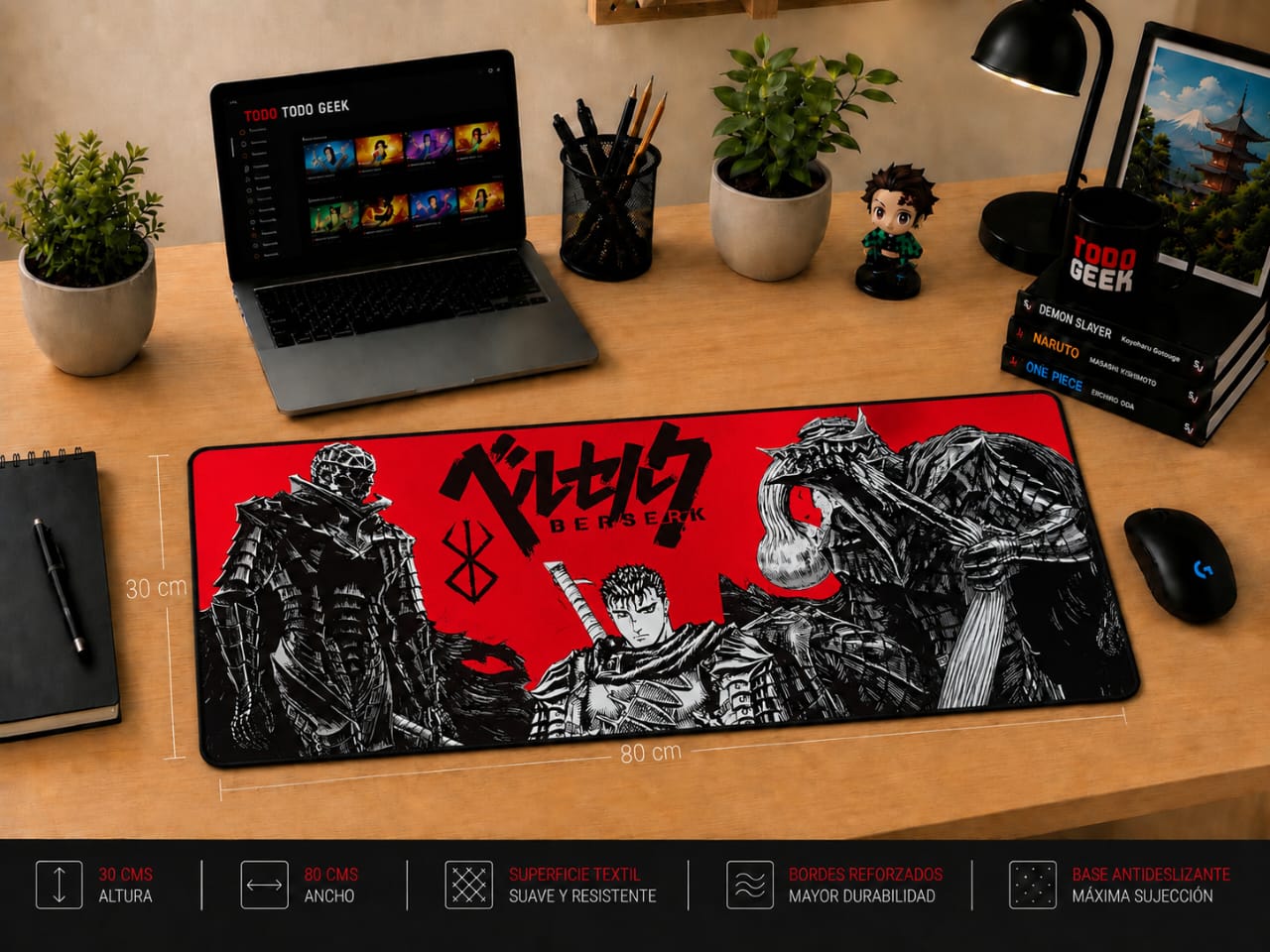 MOUSE PAD GAMER BERSERK