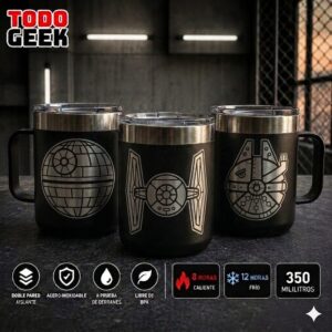TAZA TERMICA STAR WARS NAVES