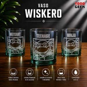 VASO WISKERO TEENAGE MUTANT TURTLES