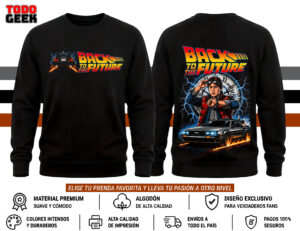 SUDADERA BACK TO THE FUTURE