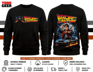 SUDADERA BACK TO THE FUTURE