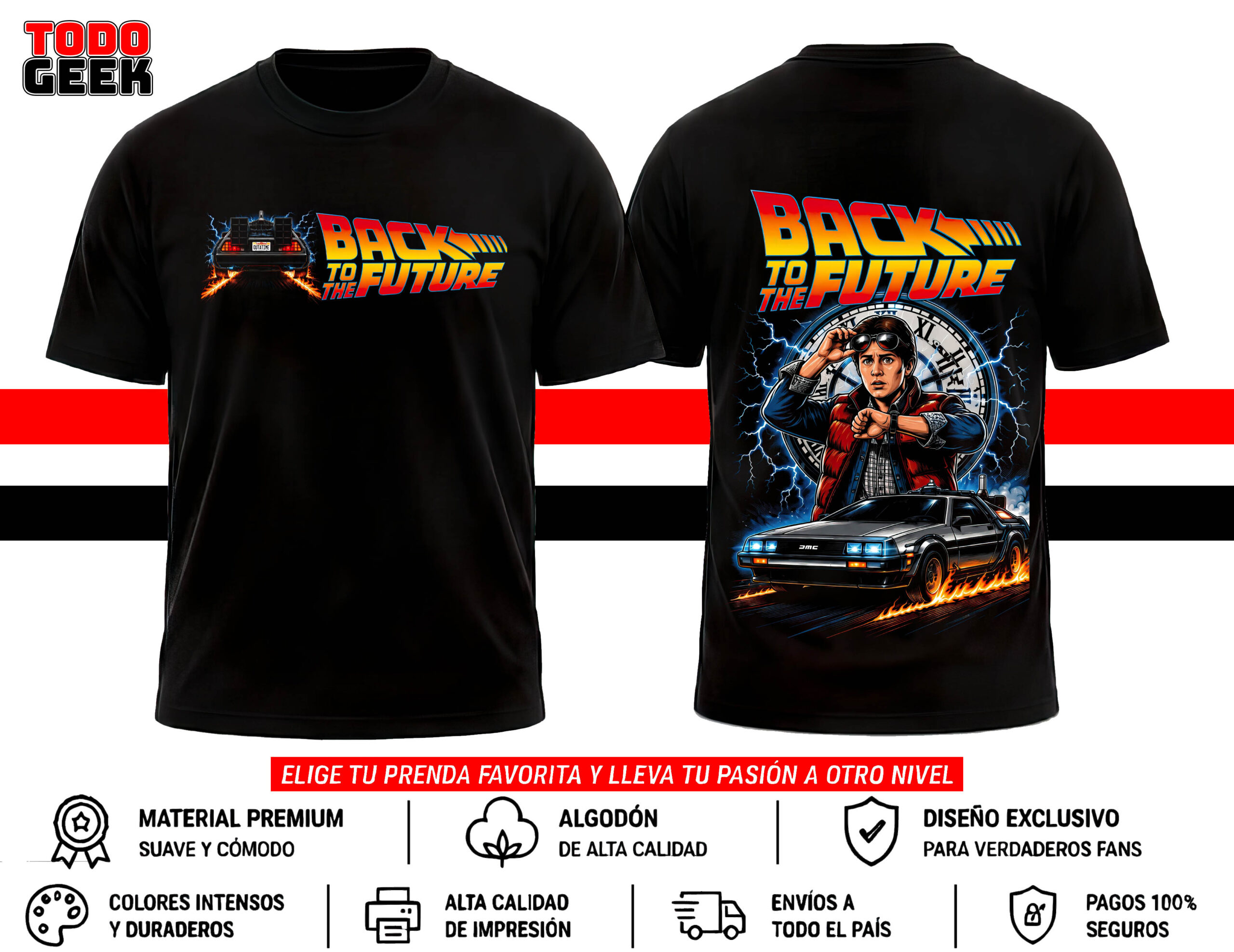 CAMISETA BACK TO THE FUTURE
