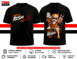 CAMISETA DRAGON BALL MASTER ROSHI