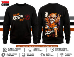SUDADERA DRAGON BALL MASTER ROSHI
