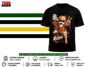 CAMISETA DRAGON BALL MASTER ROSHI