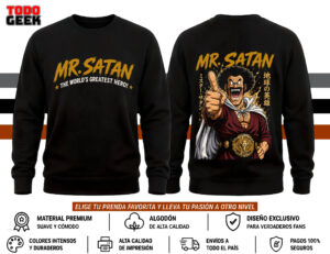 SUDADERA MR. SATAN DRAGON BALL