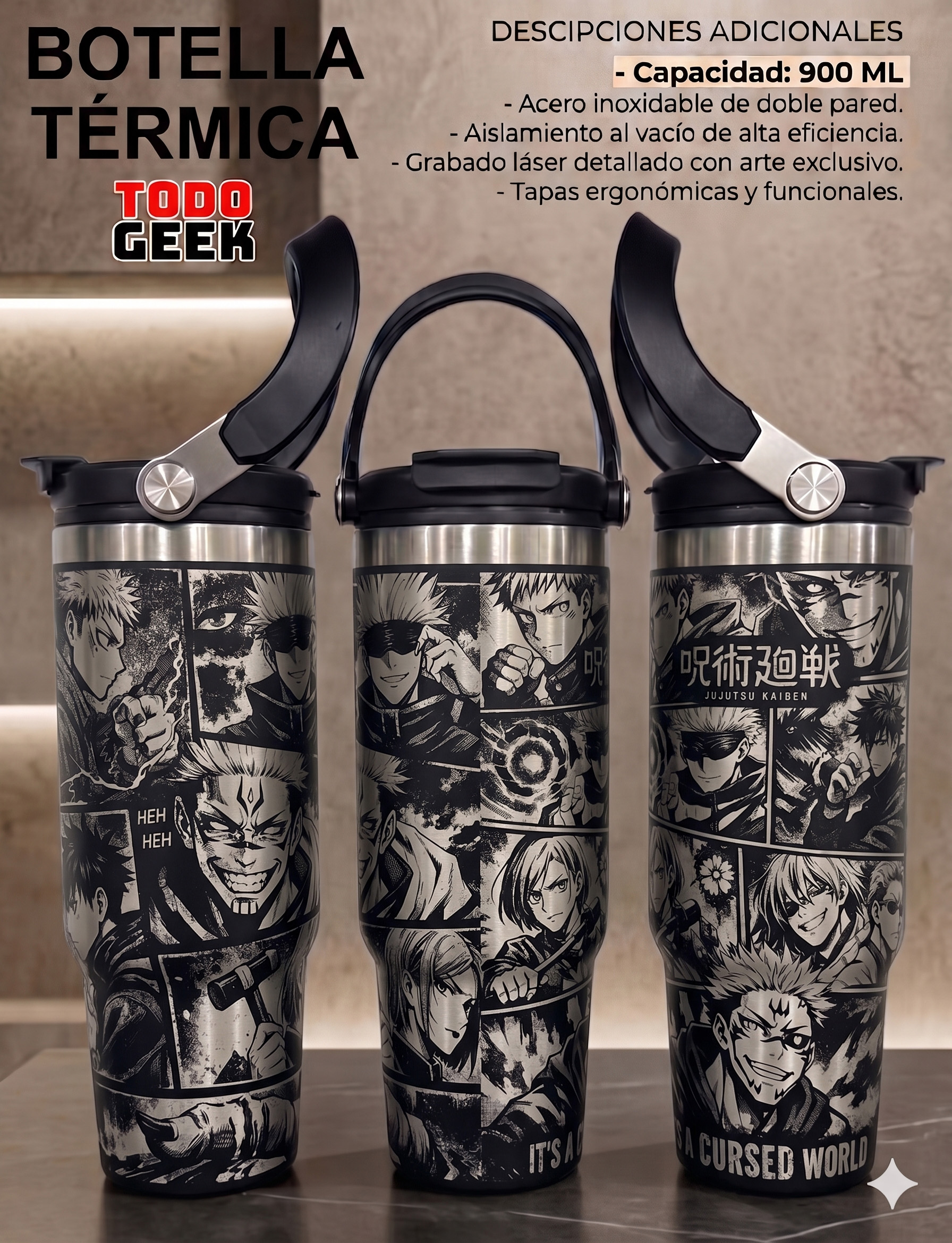 BOTELLA JUJUTSU KAISEN