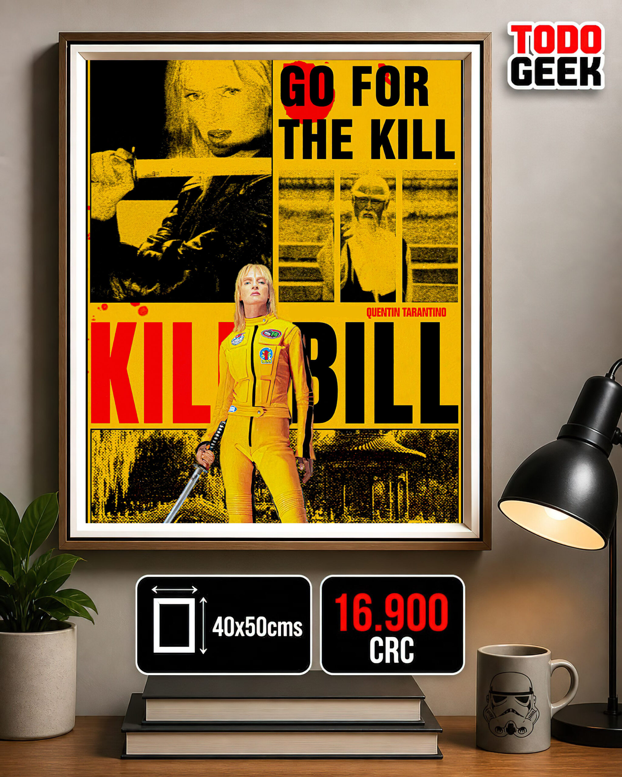 POSTER ENMARCADO KILL BILL