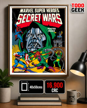 POSTER ENMARCADO MARVEL S H SECRET WARS