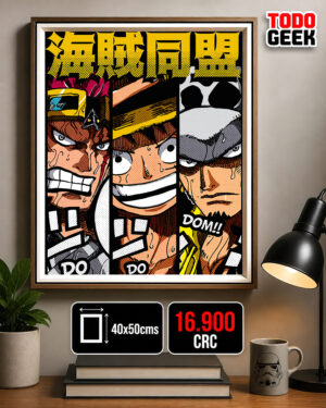 POSTER ENMARCADO ONE PIECE