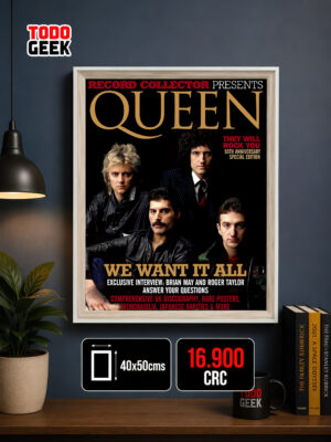 POSTER ENMARCADO QUEEN
