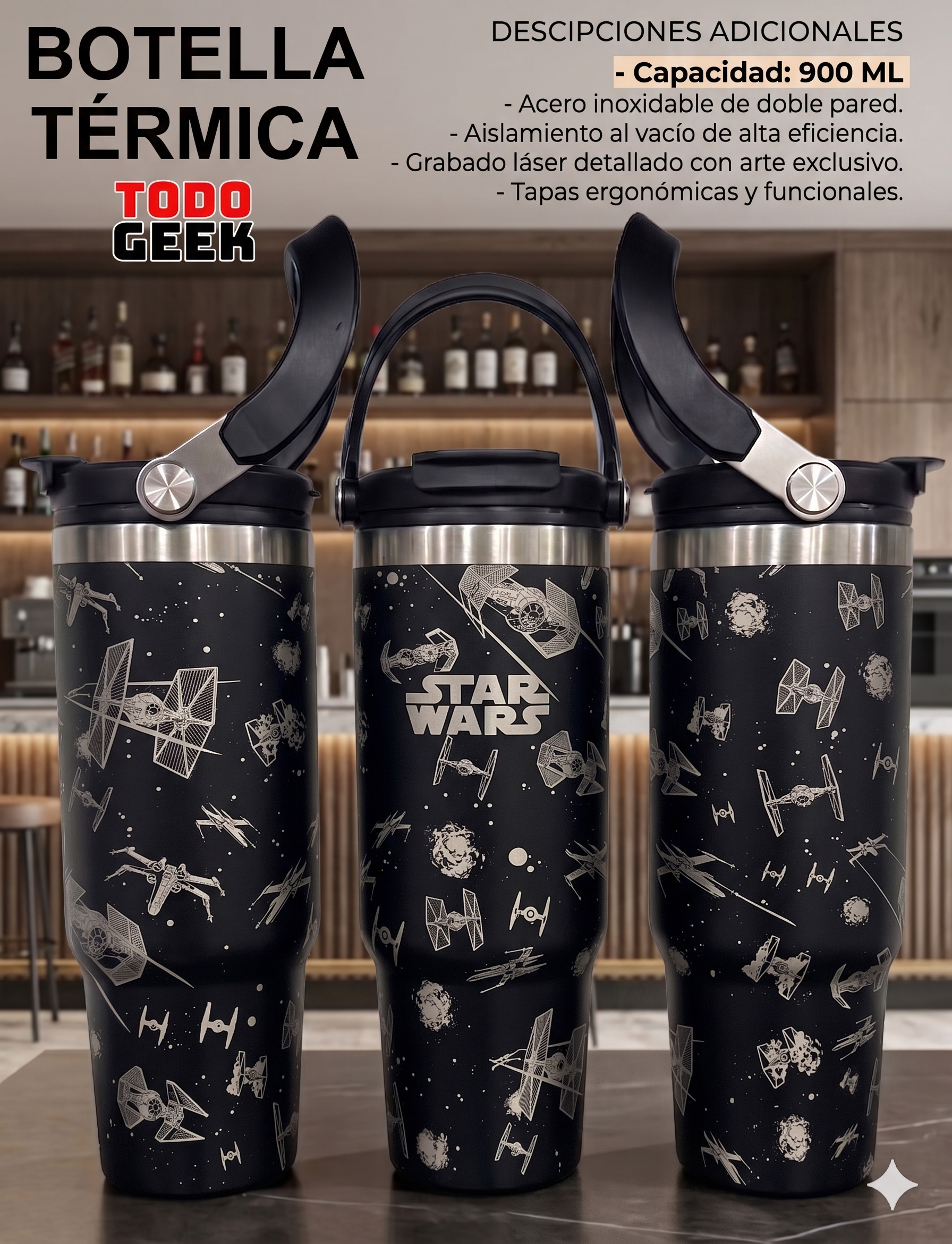 BOTELLA STAR WARS