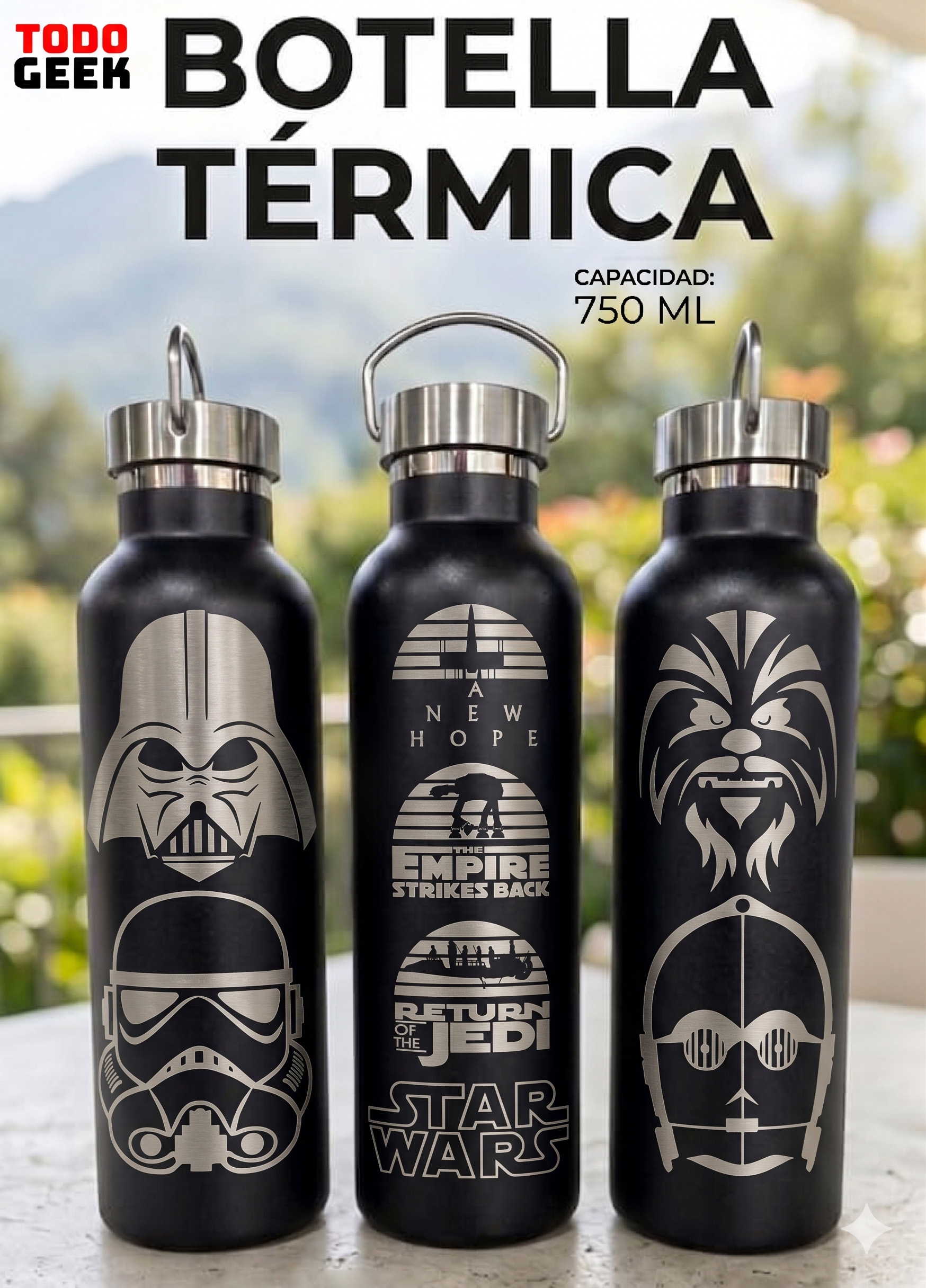 BOTELLA STAR WARS