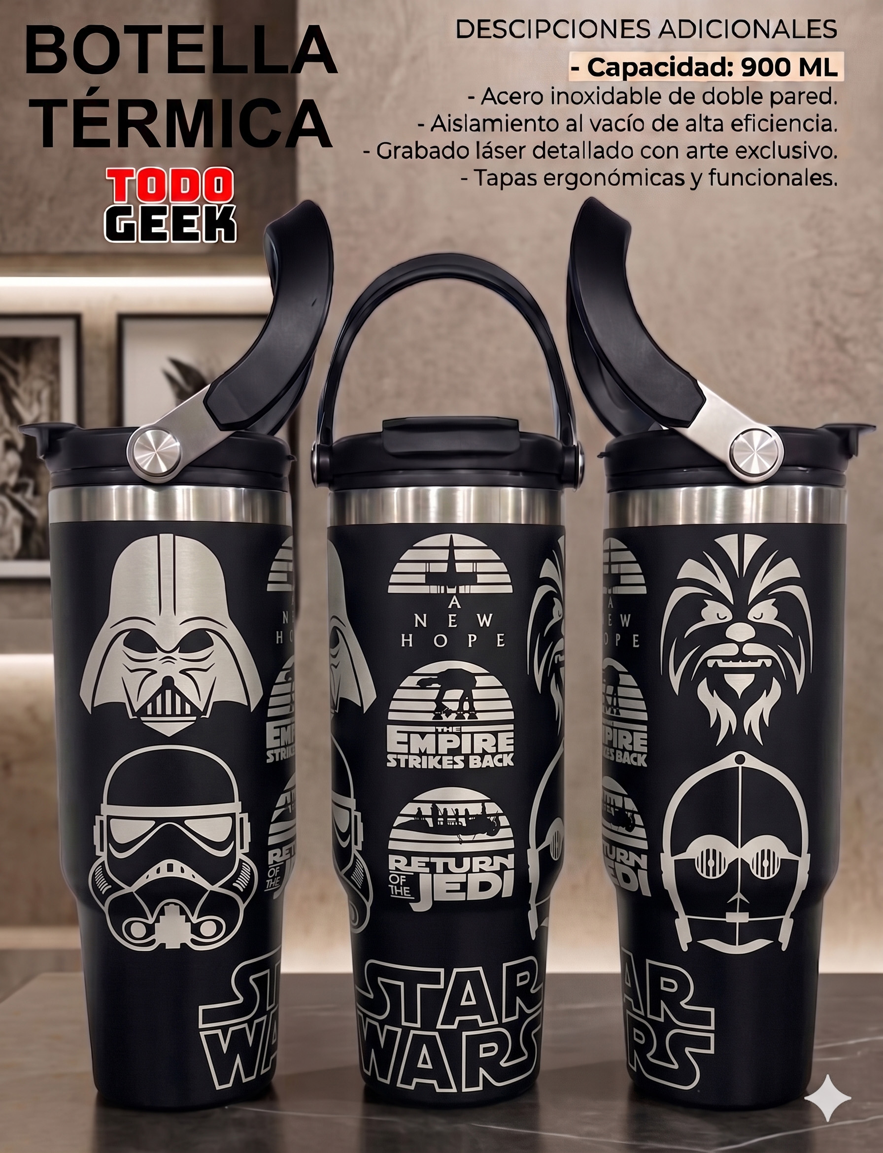 BOTELLA STAR WARS
