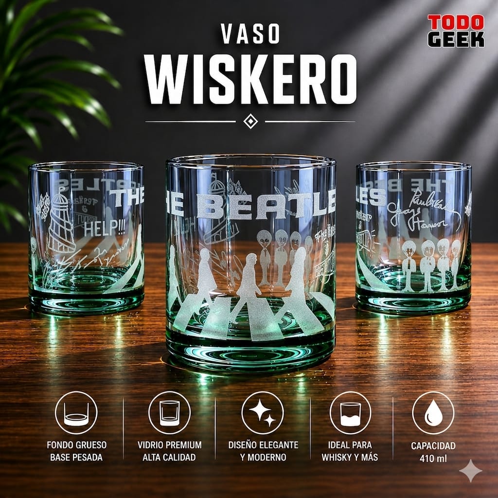 VASO WISKERO THE BEATLES