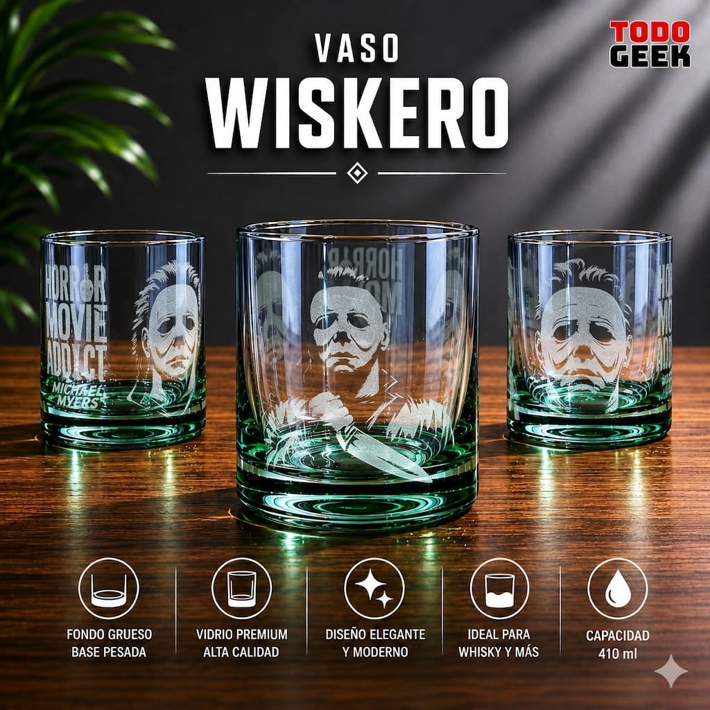 VASO WISKERO HALLOWEEN