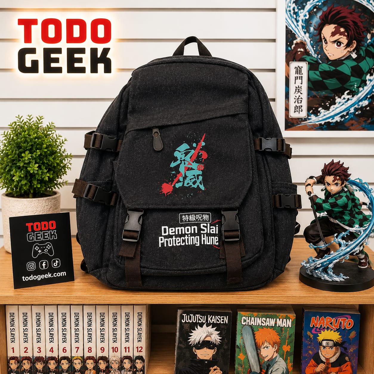 Mochila Demon Slayer Tanjiro